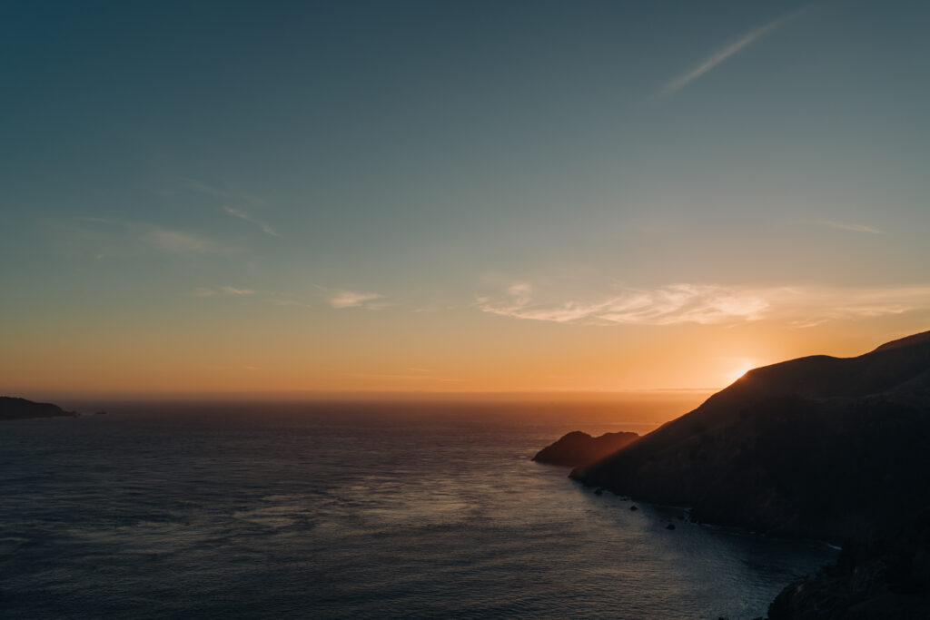 out to sea