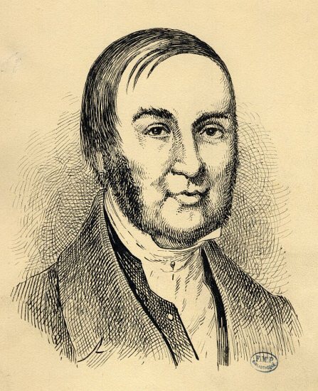 Black and white sketch of a man with short hair, prominent sideburns, and a high-collared shirt. His poised look recalls figures from the history of hypnotherapy, blending classic style with roots in modern healing practices.